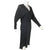 Vintage 1970s Miss Dior Dress Black Rayon Made in France L