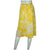 Vintage 1970s Miss Dior Skirt Yellow & White Floral Unused Old Stock NWOT Size M - Poppy's Vintage Clothing