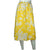 Vintage 1970s Miss Dior Skirt Yellow & White Floral Unused Old Stock NWOT Size M - Poppy's Vintage Clothing