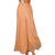 Vintage 1960s Miss Elliette Hostess Dress Palazzo Pant Suit Peach Chiffon Size L - Poppy's Vintage Clothing