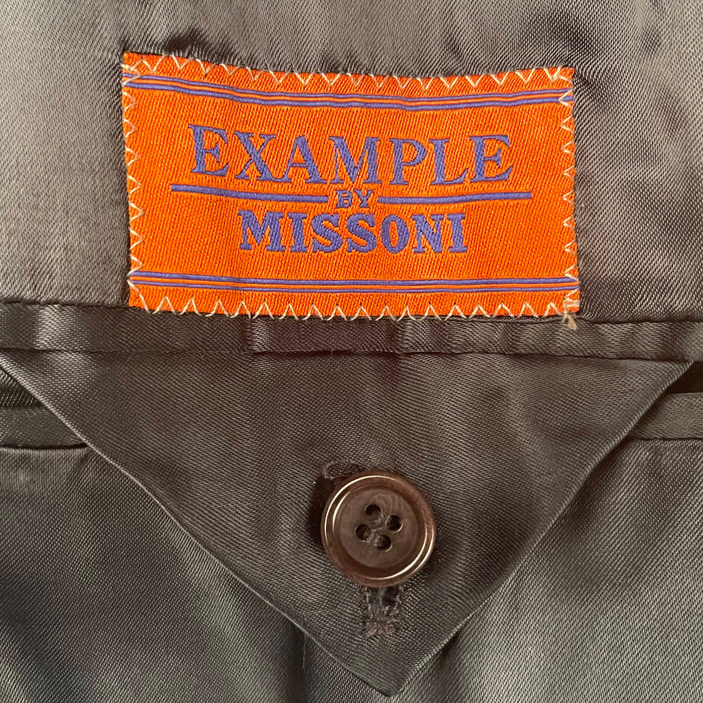 Vintage Example by Missoni Overcoat Mens Wool Coat Size L T