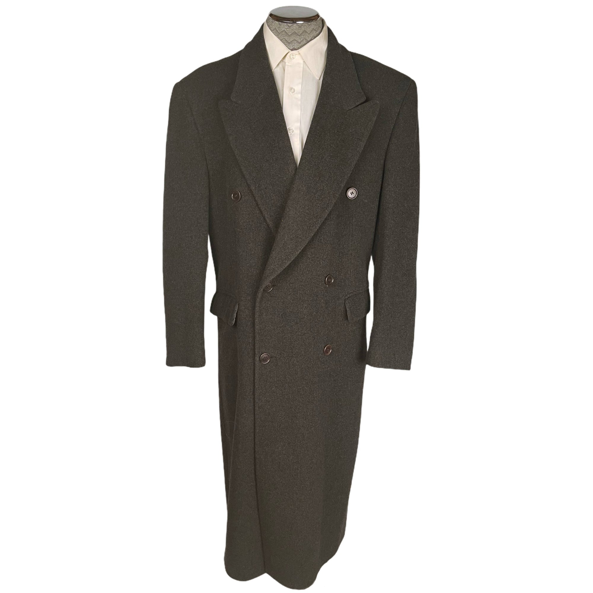Vintage Example by Missoni Overcoat Mens Wool Coat Size L T