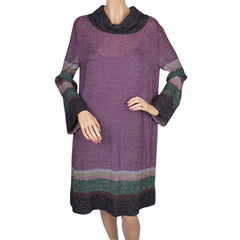 Missoni Knit Lurex Dress Ladies Size 12 Large M Line - Poppy's Vintage Clothing