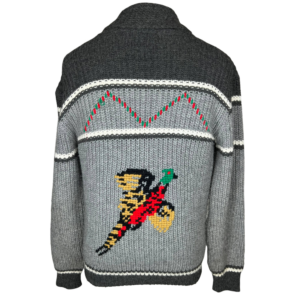 Vintage Cowichan 1960s Sweater Jacket Mens Size L 