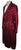Vintage 50s Mens Dressing Gown Crimson Red Satin by Mister Ease - L - Poppy's Vintage Clothing