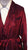 Vintage 50s Mens Dressing Gown Crimson Red Satin by Mister Ease - L - Poppy's Vintage Clothing