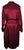 Vintage 50s Mens Dressing Gown Crimson Red Satin by Mister Ease - L - Poppy's Vintage Clothing