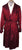 Vintage 50s Mens Dressing Gown Crimson Red Satin by Mister Ease - L - Poppy's Vintage Clothing