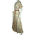 Vintage 1940s Dressing Gown Floral Chintz Taffeta Lounging Robe Mme Sarette Sz M - Poppy's Vintage Clothing