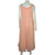 Vintage 60s Peignoir Set Pink Yellow Nylon Nightgown Nightie - Poppy's Vintage Clothing