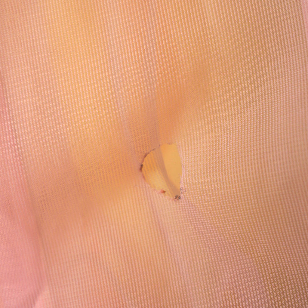 Vintage 60s Peignoir Set Pink Yellow Nylon Nightgown Nightie - Poppy's Vintage Clothing