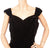 Vintage Molyneux Black Velvet Evening Gown 1930s Designer Dress - Poppy's Vintage Clothing