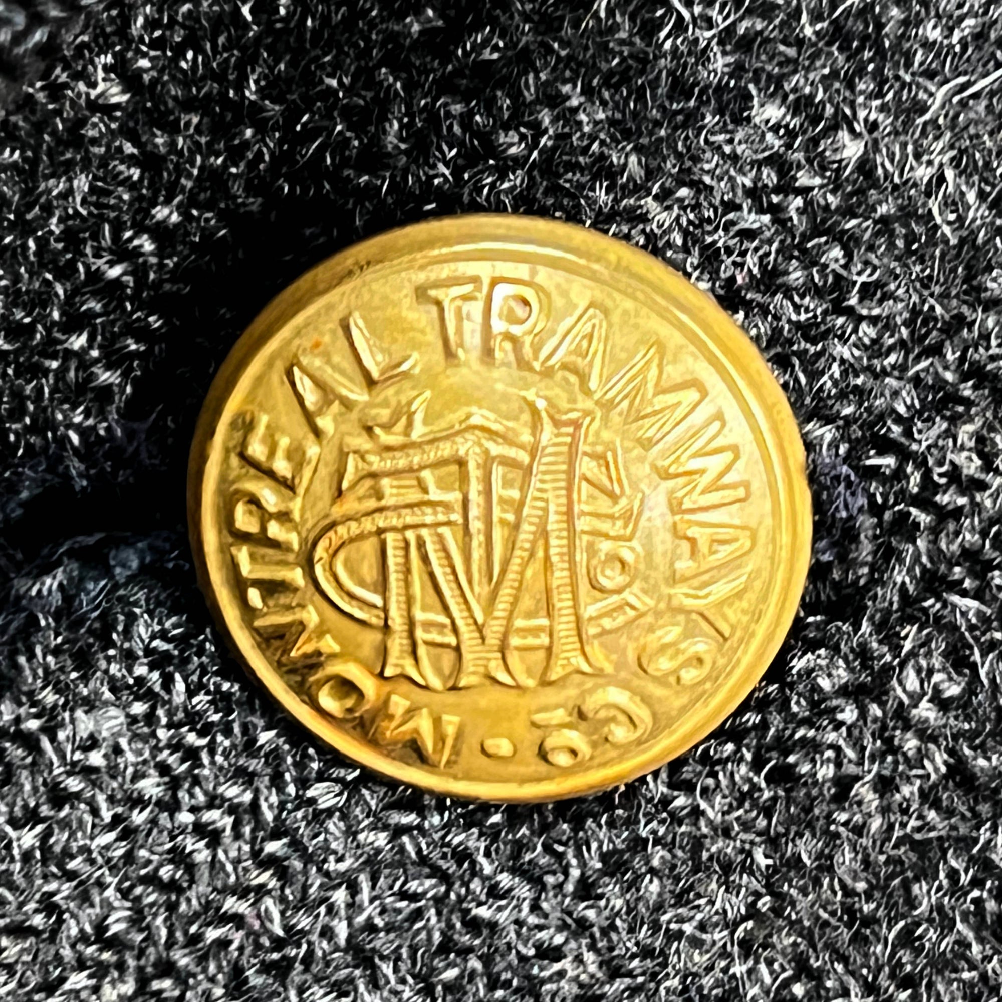 Vintage Montreal Tramways Coat Workman Uniform Overcoat 1930s