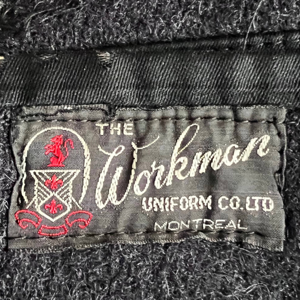 Vintage Montreal Tramways Coat Workman Uniform Overcoat 1930s