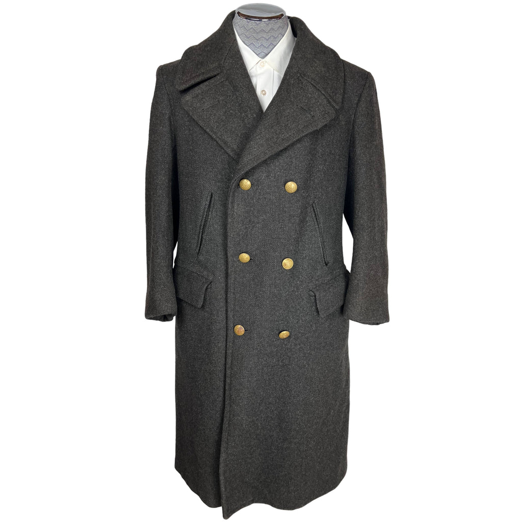 Vintage Montreal Tramways Coat Workman Uniform Overcoat 1930s