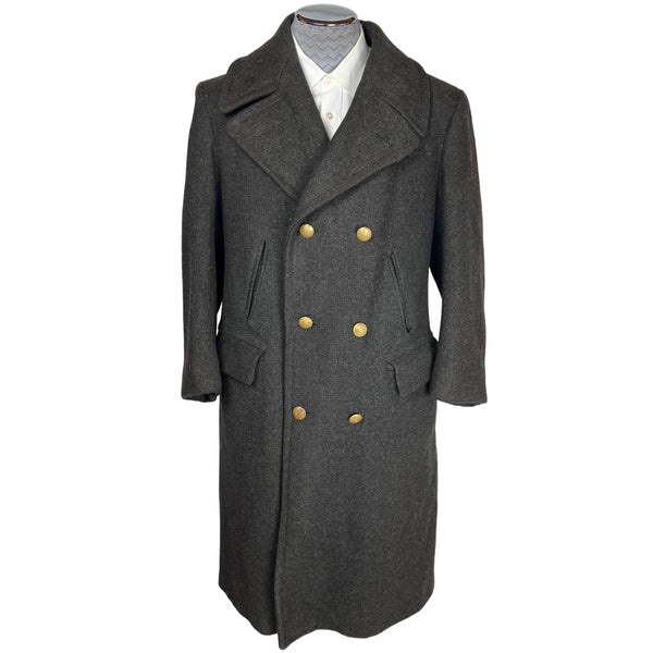 Vintage Montreal Tramways Coat Workman Uniform Overcoat 1930s