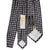 Vintage Skinny Tie 1950s 60s Italian Silk Necktie Silver Black Unused NOS - Poppy's Vintage Clothing