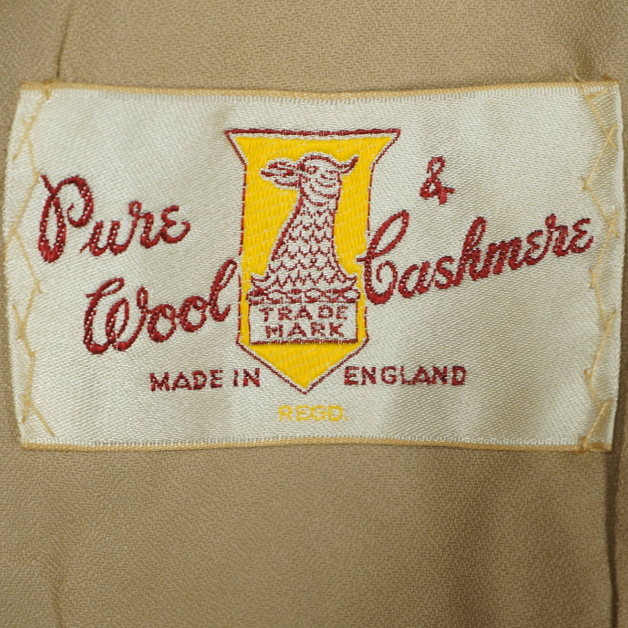 Vintage 60s Ladies Skirt Suit Set English Cashmere Wool - Poppy's Vintage Clothing