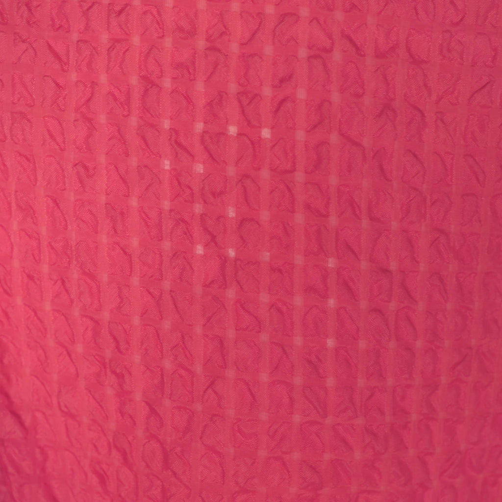 Vintage 1950s Morsam Dressing Gown Pink Lightweight Seersucker Ladies Size L - Poppy's Vintage Clothing