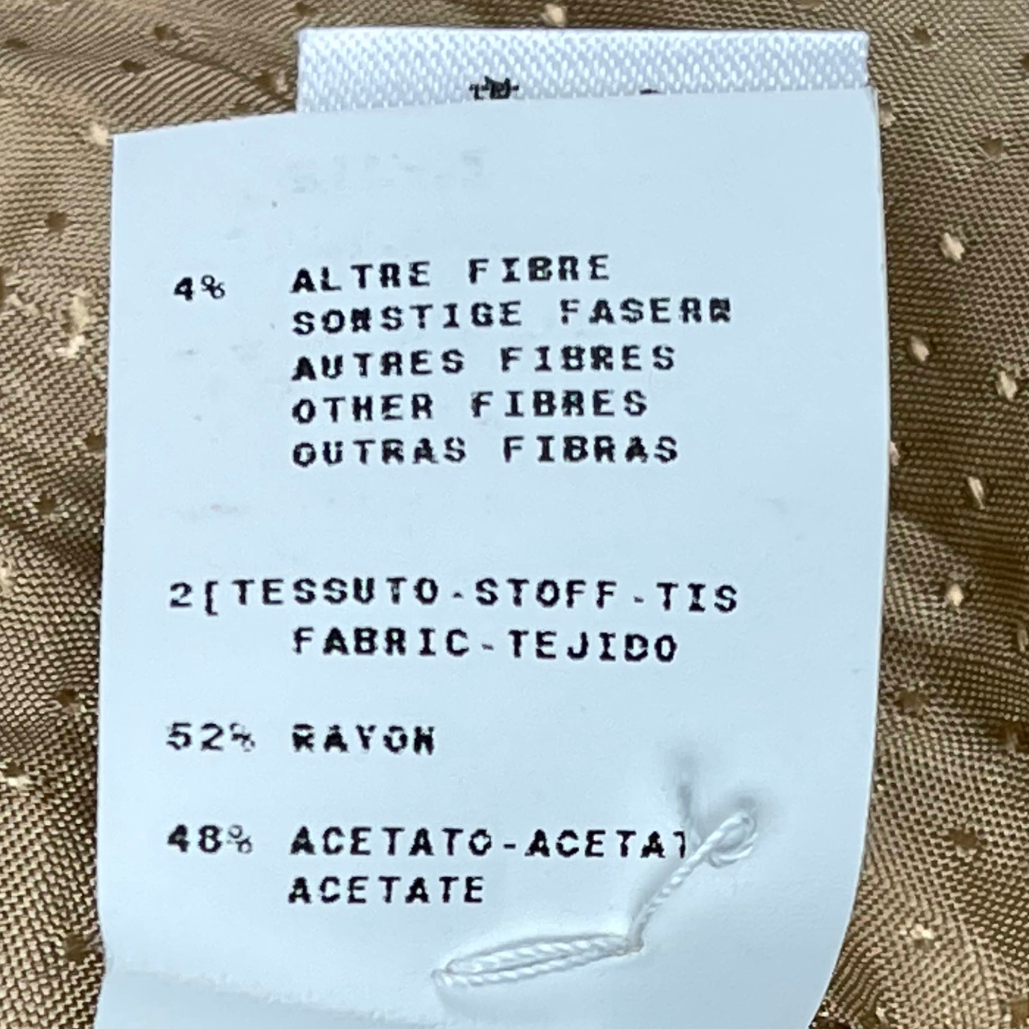 Moschino Cheap and Chic Brown & Gold Jacket Size M 8