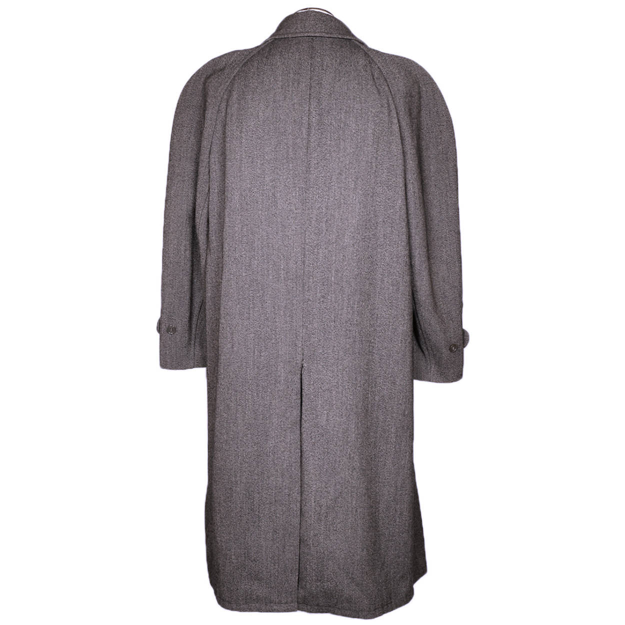 Vintage 1980s Moschino Mens Coat Wool Italian Trench Style