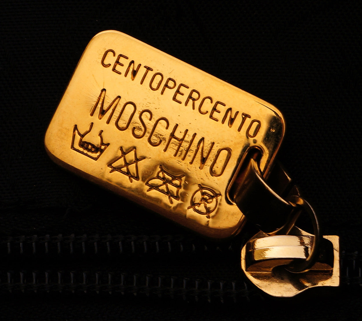 Vintage 90s Moschino Leather Shoulder Bag Purse - Redwall