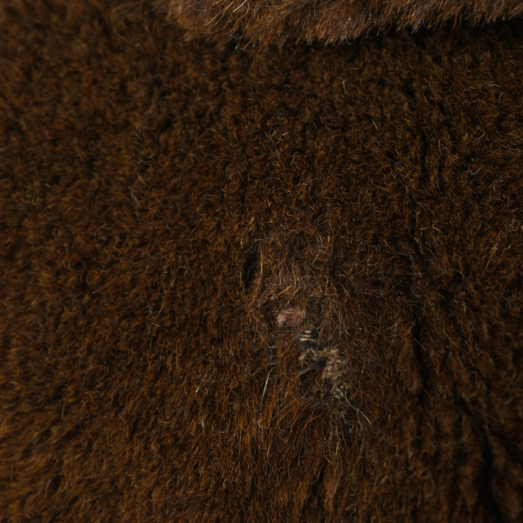 Vintage 1920s Motoluxe Alpaca Teddy Bear Coat Overcoat Sz M - Poppy's Vintage Clothing
