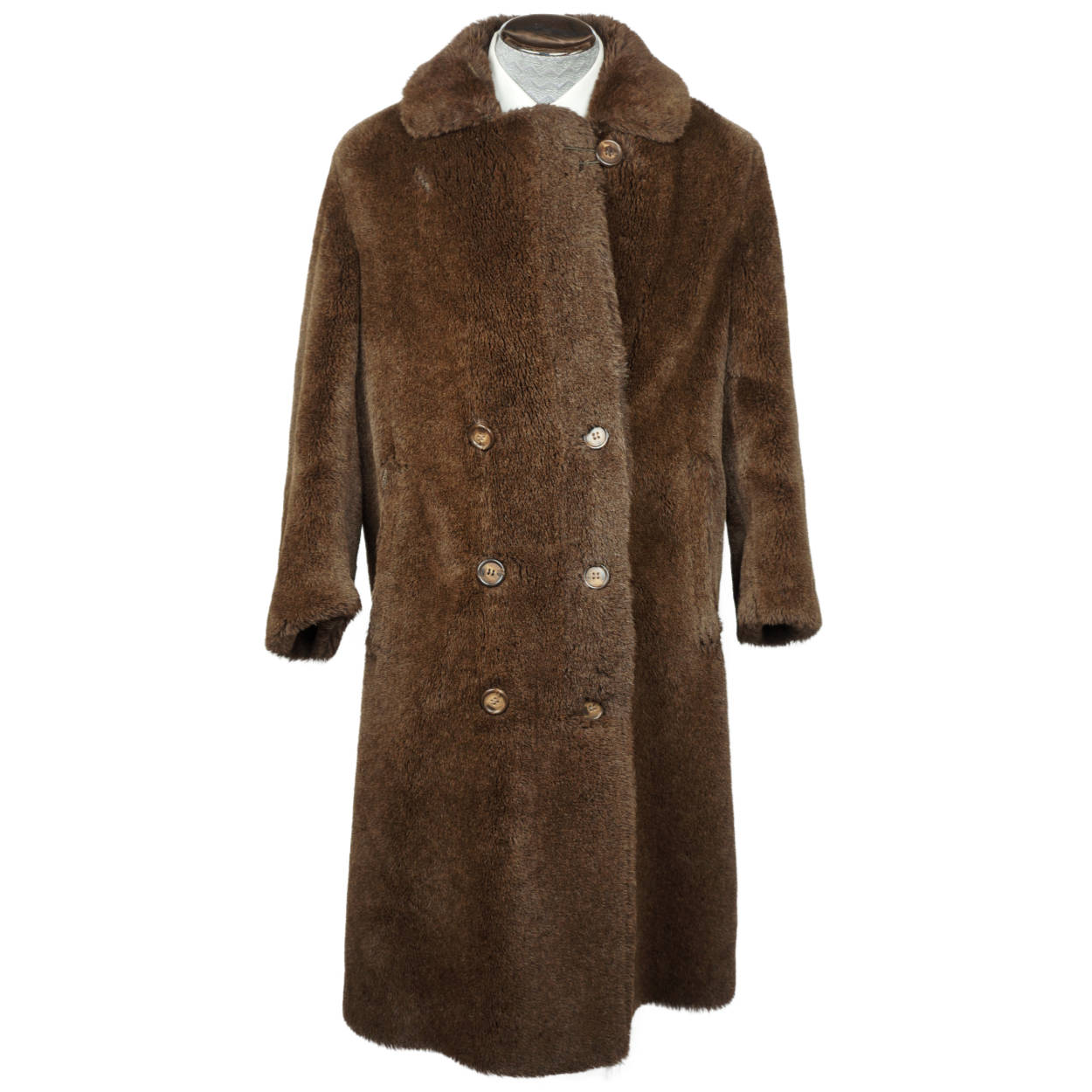 ジャケット・アウター vintage wool double chester coat brown L Vintage Wool Double Chester Coat Long Brown L | eBay