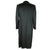 Vintage 1980s Mens Cashmere Overcoat Mr Mann Toronto Black Coat - 1987 - Size M L - Poppy's Vintage Clothing