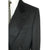 Vintage 1980s Mens Cashmere Overcoat Mr Mann Toronto Black Coat - 1987 - Size M L - Poppy's Vintage Clothing