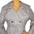 Vintage Trench Style Rain Coat 1975 Unused Grey Nylon Mr Michel Ladies Size L 14 - Poppy's Vintage Clothing