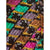 1960s Vintage Colour Block Skirt Multicolour Metallic Foil