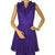 Vintage 1960s Mini Dress Palazzo Pants Hostess Set Ensemble Purple Size S / M - Poppy's Vintage Clothing