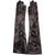 Vintage NOS Ladies Black Leather Long Evening Gloves Unused Lace Inset Cutwork - Poppy's Vintage Clothing