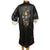 Vintage NOS 1950s 60s Dressing Gown Black Silk Embroidered Lounging Robe Hong Kong M L - Poppy's Vintage Clothing