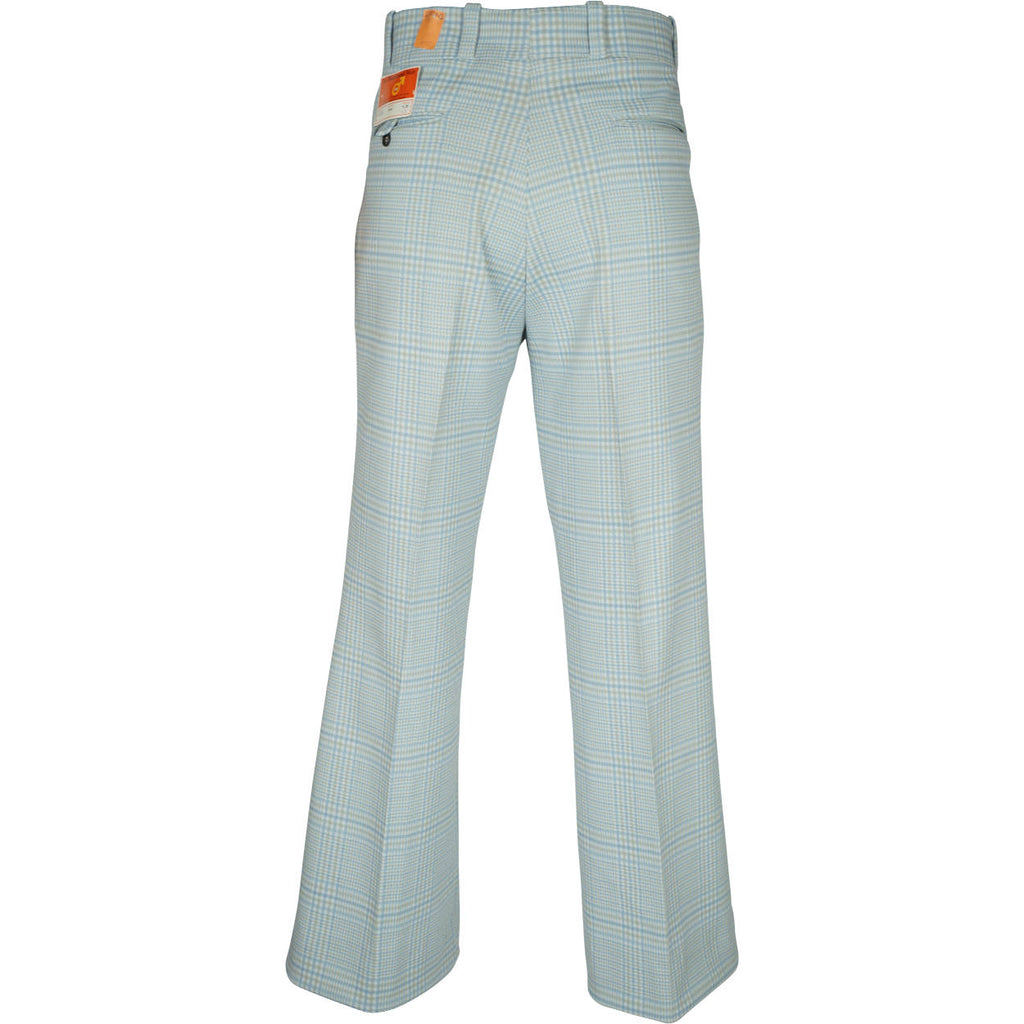 Vintage 1970s Mod Mens Pants NWT Registered Male Polyester Size 38 Waist Unused - Poppy's Vintage Clothing