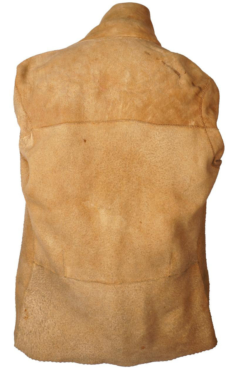 Vintage 1950s Native Indian Fringed Suede Leather Jacket - M - Poppy's Vintage Clothing