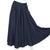 Vintage 1980s Full Skirt Blue Wool Holt Renfrew Canada 27” W - Poppy's Vintage Clothing