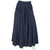 Vintage 1980s Full Skirt Blue Wool Holt Renfrew Canada 27” W - Poppy's Vintage Clothing