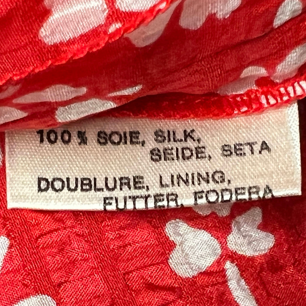 1970s 2 Piece Vintage Nina Ricci Haute Boutique Silk Dress