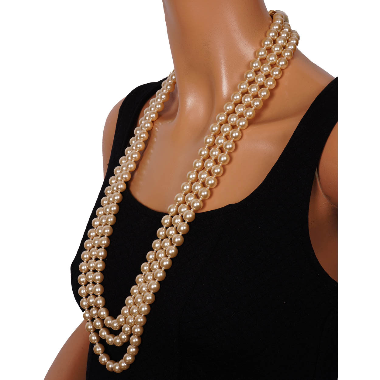 Nina Ricci 3 Strand Faux Pearl Necklace Unused – Poppy's Vintage
