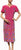 Nipon Womens Pink Silk Pleated Dress - Poppy's Vintage Clothing