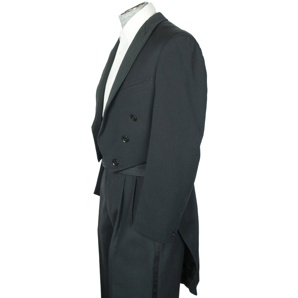 Vintage 1940s Tuxedo Tailcoat Full Dress Tails