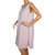 Vintage Norman Hartnell Nightie Peignoir Set White Lace &amp; Pink Nylon 1960s - Poppy's Vintage Clothing