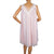 Vintage Norman Hartnell Nightie Peignoir Set White Lace &amp; Pink Nylon 1960s - Poppy's Vintage Clothing