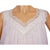 Vintage Norman Hartnell Nightie Peignoir Set White Lace &amp; Pink Nylon 1960s - Poppy's Vintage Clothing