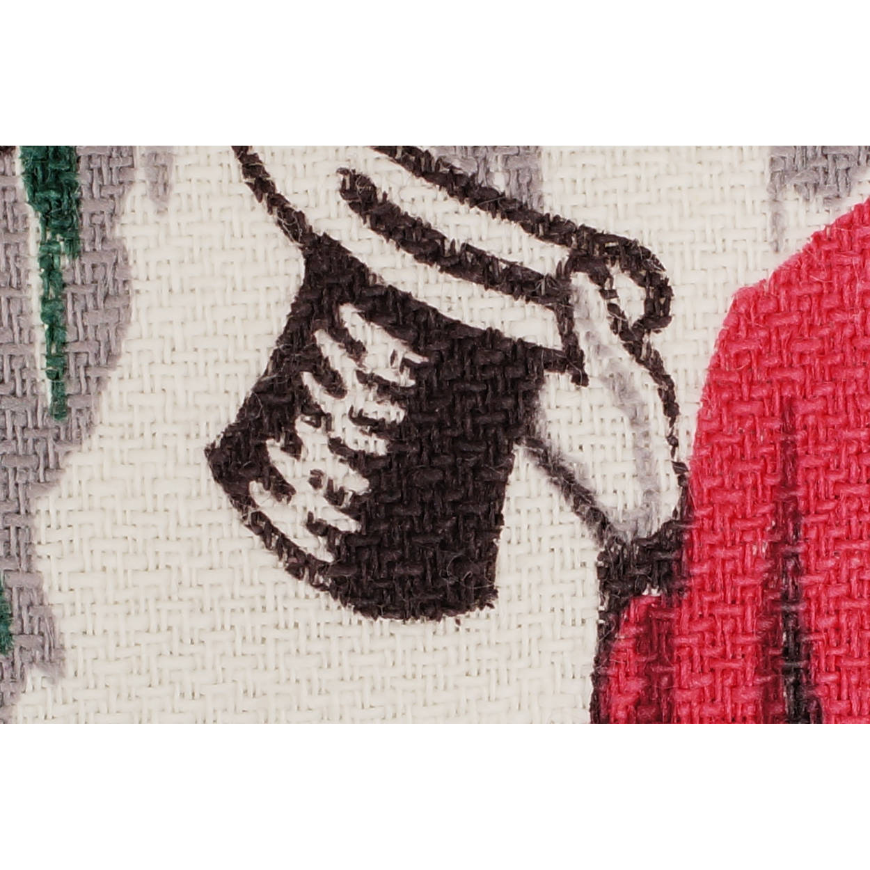 Unused Vintage 1940s Old South Antebellum Drapery Barkcloth Fabric 35 x 220 Inch - Poppy's Vintage Clothing