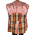 Vintage 1970s Plaid Jacket Orange Checked Blazer Sport Coat
