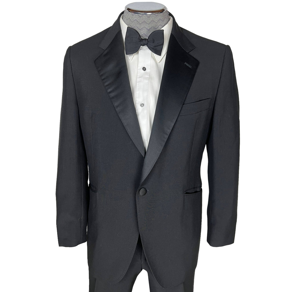 Vintage Mohair Tuxedo Brisson & Brisson Oscar Jacobson Sz M
