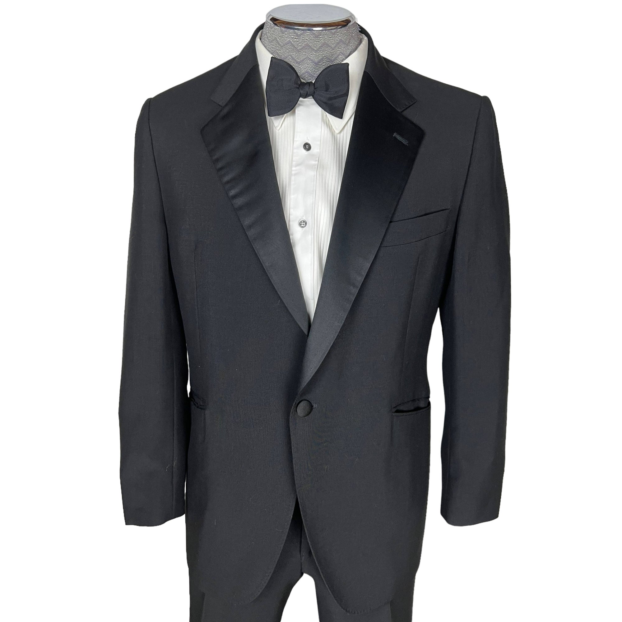 Vintage Mohair Tuxedo Brisson & Brisson Oscar Jacobson Sz M